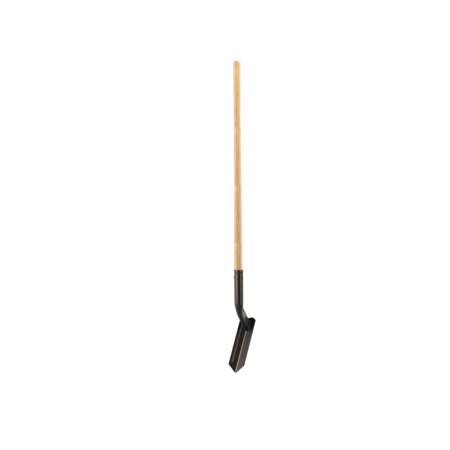 BON TOOL 3 in W Ditching Shovel, 48 in L Wood Handle 84-222